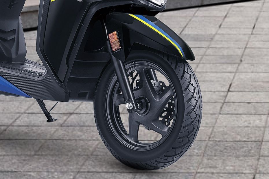 Front Tyre View of Dio 125