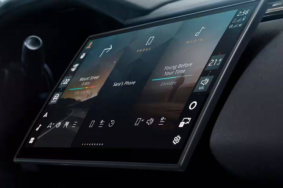 Infotainment System Main Menu Image of Range Rover Velar 2023