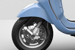 Front Brake View of VXL 150