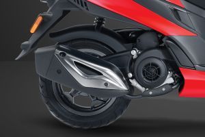 Rear Tyre View of SXR 125