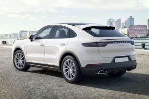 Rear 3/4 left Image of Cayenne Coupe
