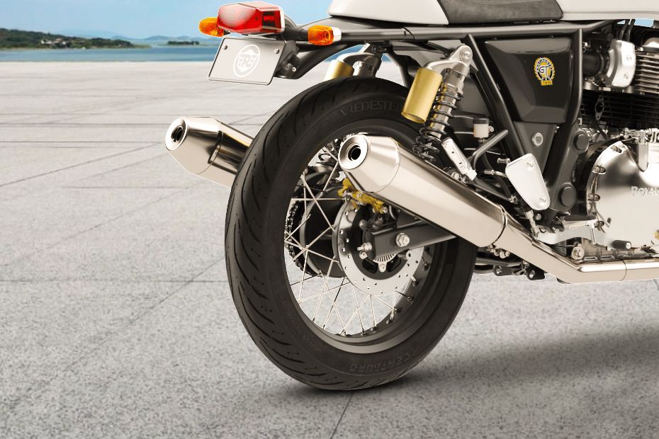 Rear Tyre View of Continental GT 650