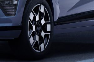 Wheel arch Image of Kona Electric 2023
