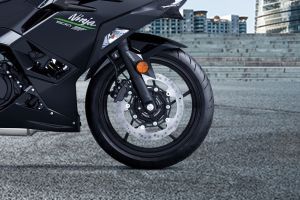 Front Tyre View of Z500
