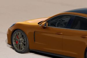 Side mirror rear angle Image of Panamera