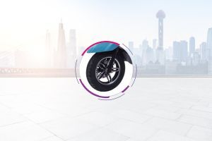Front Tyre View of Bright