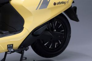 Rear Tyre View of Infinity E1