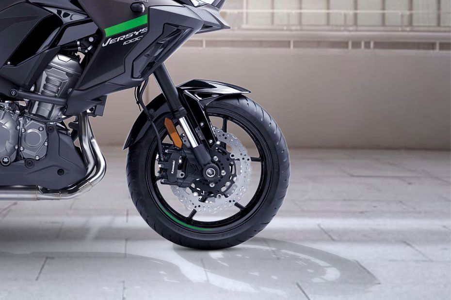 Front Tyre View of Versys 1000
