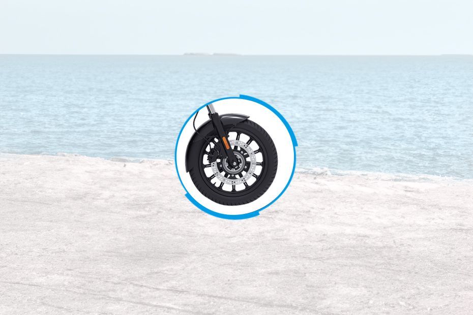 Front Tyre View of Roadster