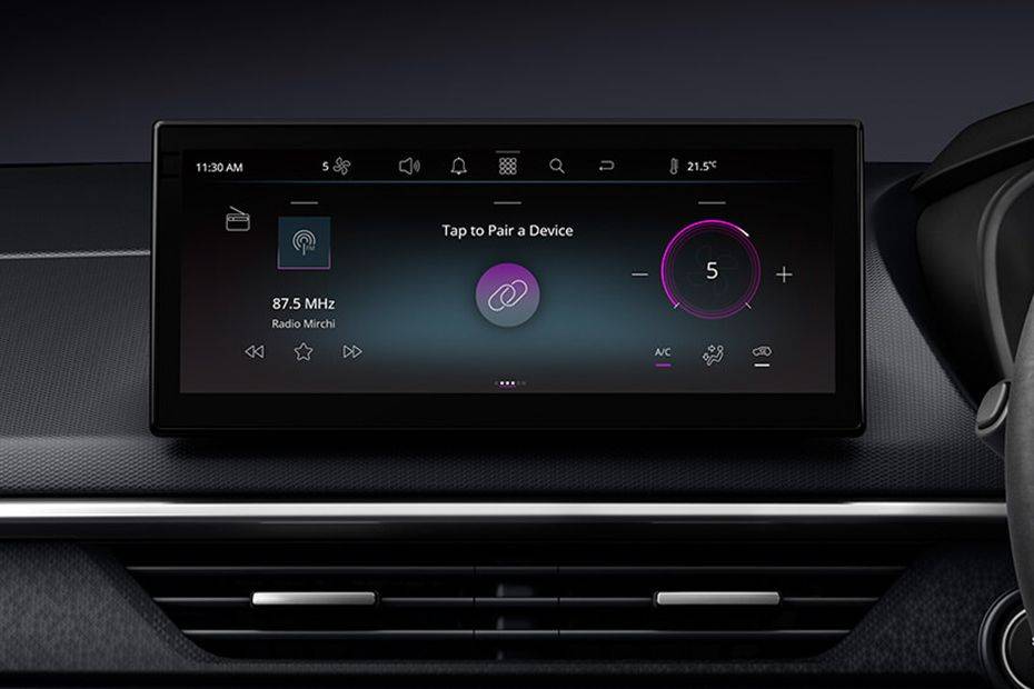 Infotainment System Main Menu Image of Nexon 2023