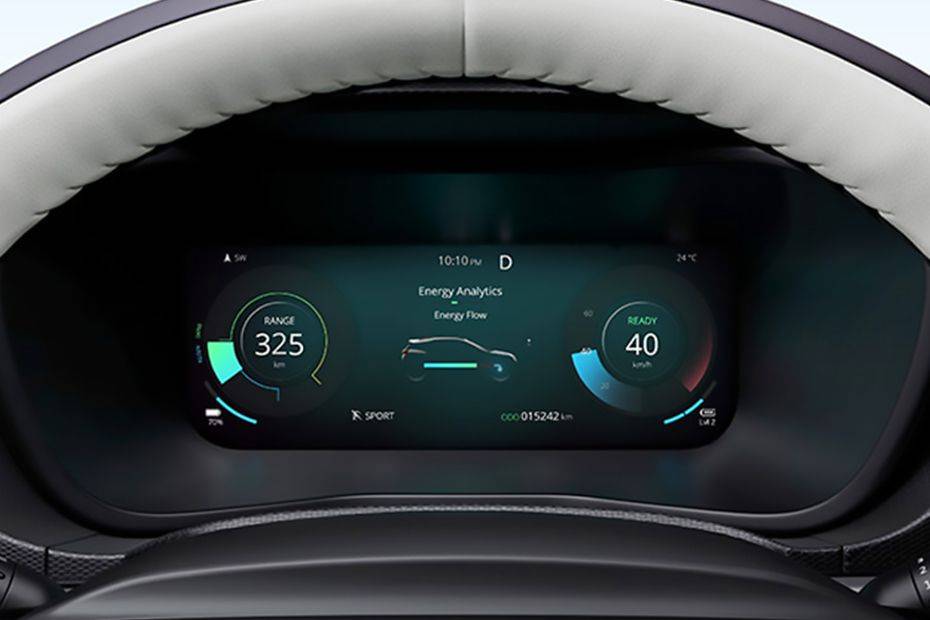 Instrumentation console on start-up Image of Nexon EV 2023