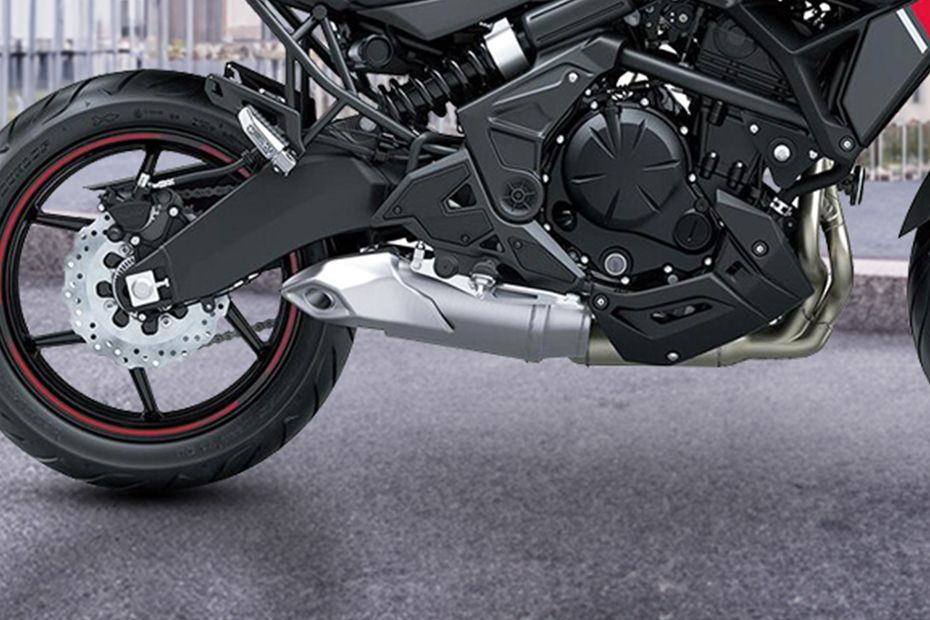 Exhaust View of Versys 650