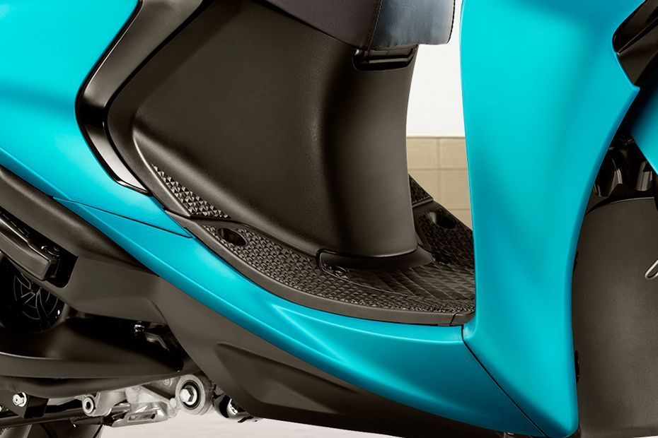 Foot Space View of Fascino 125 Fi Hybrid