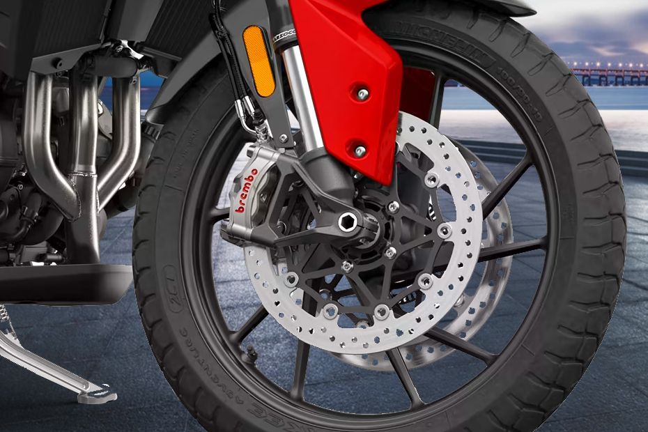 Front Brake View of Tiger 850 Sport