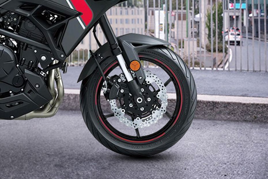 Front Brake View of Versys 650