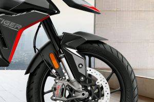 Front Mudguard & Suspension of Tiger 900