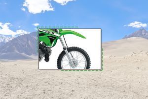 Front Mudguard & Suspension of KLX110R L