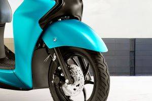 Front Mudguard & Suspension of Fascino 125 Fi Hybrid