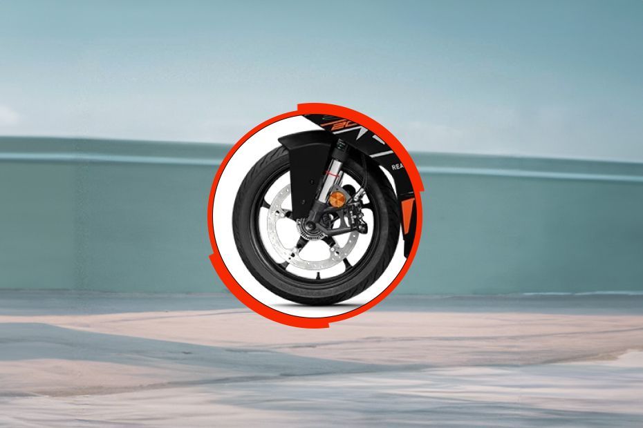 Front Tyre View of RC 200