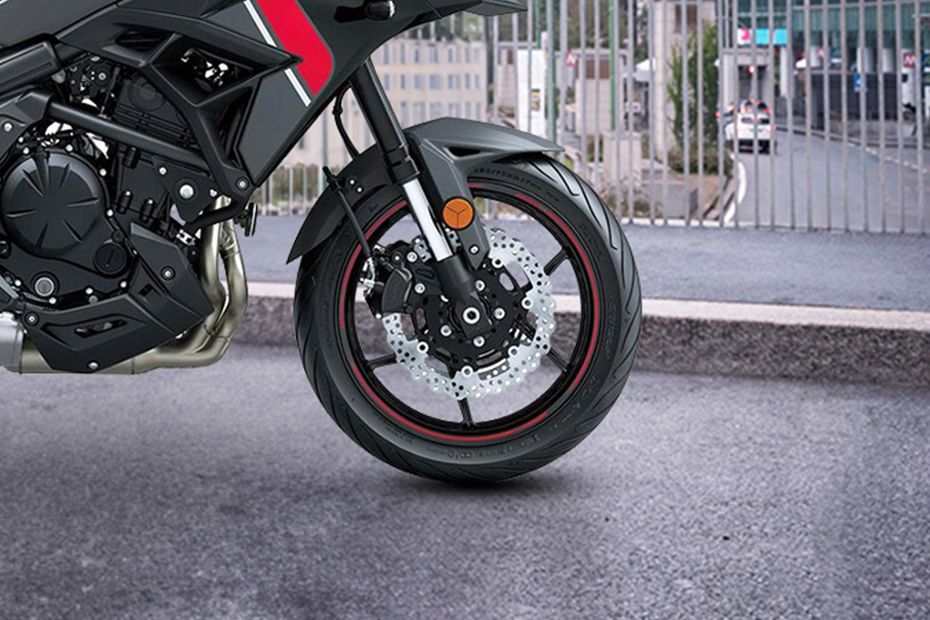 Front Tyre View of Versys 650