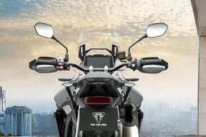 Handle Bar View of Tiger 900