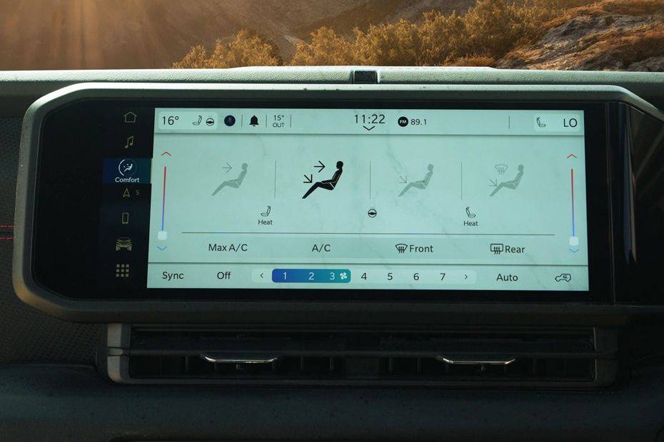 Infotainment System Main Menu Image of Wrangler