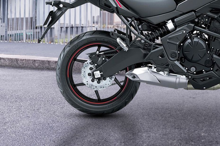 Rear Tyre View of Versys 650