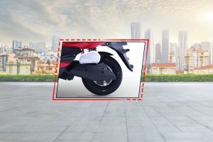 Rear Tyre View of ETrance Neo