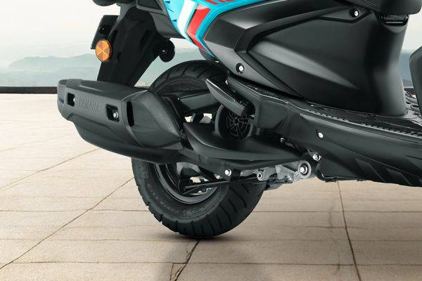 Rear Tyre View of RayZR 125 Fi Hybrid