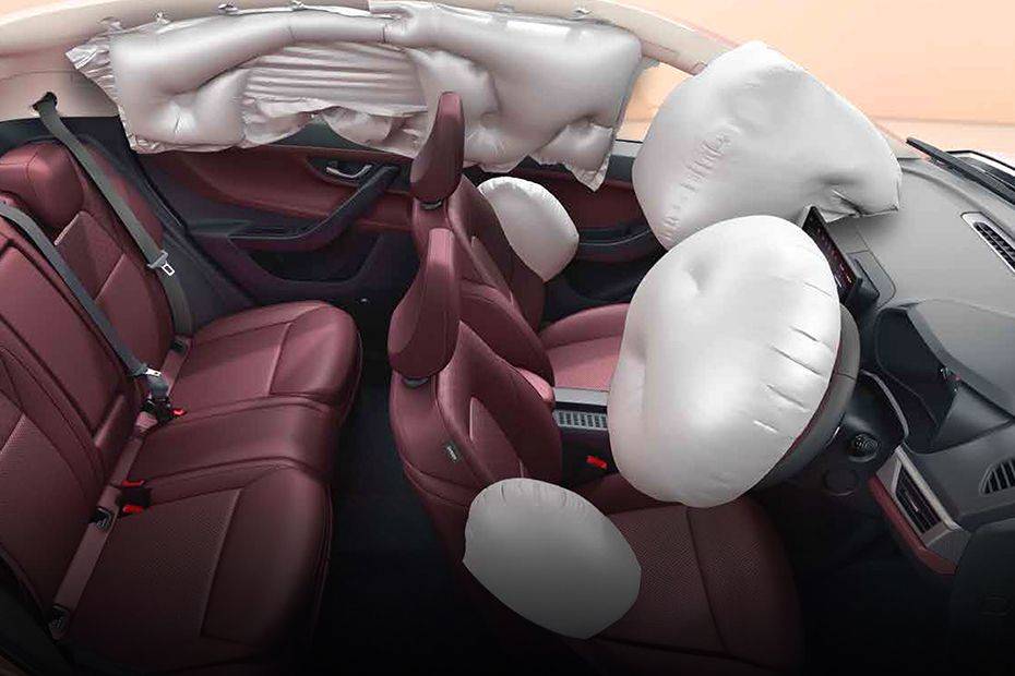 Air bags (3D) Image of Curvv