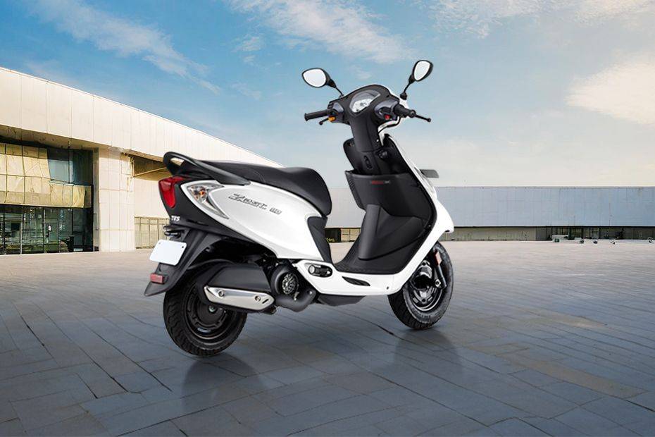 Rear Right View of Scooty Zest