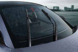 Wiper with full windshield Image of Curvv EV