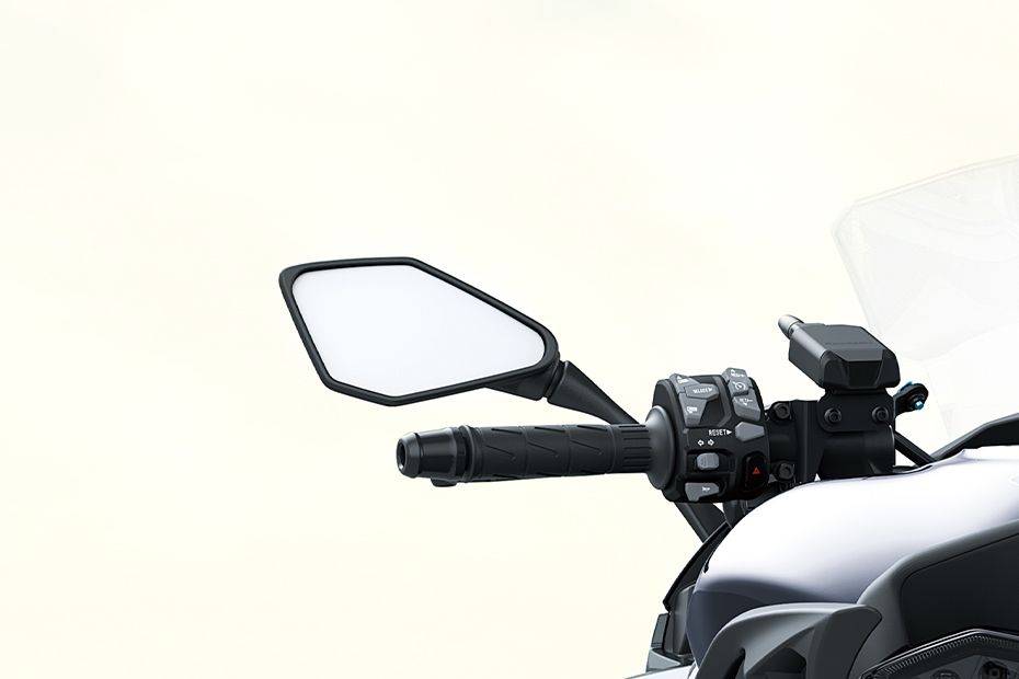 Back View Mirror of Ninja 1100SX