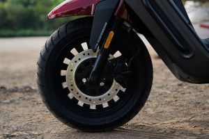 Front Tyre View of Tennis