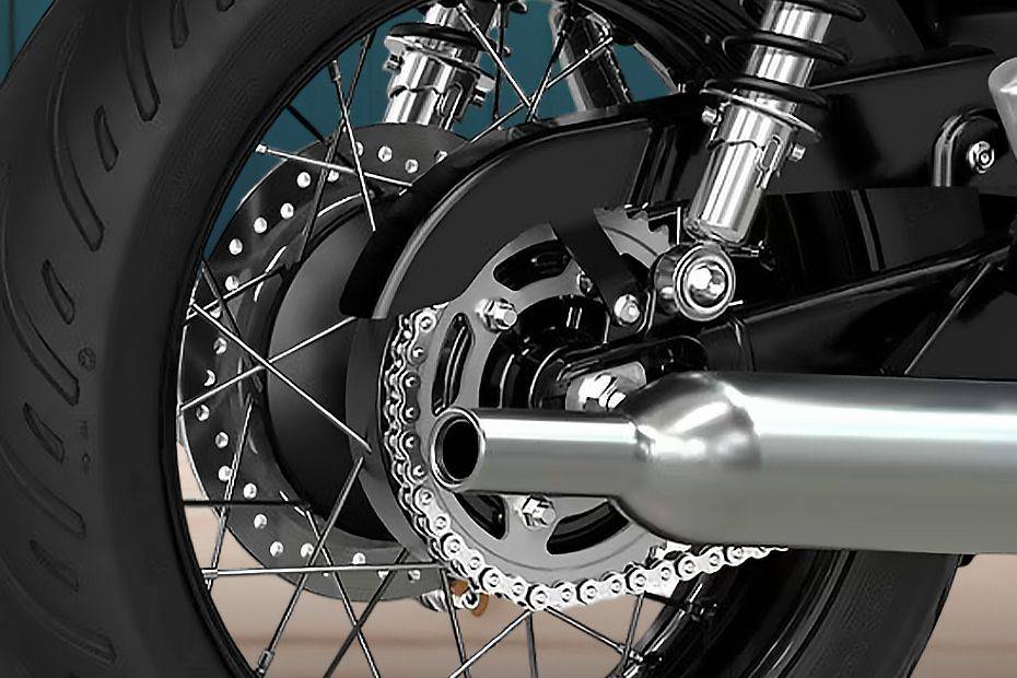 Rear Brake of Bonneville T100