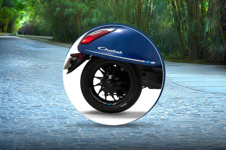 Rear Tyre View of 2024 Chetak