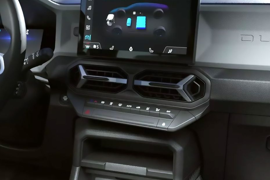 AC controls Image of Duster 2025