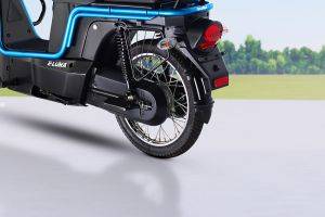 Rear Tyre View of e-Luna