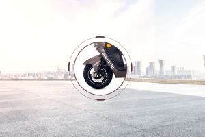 Front Tyre View of JV