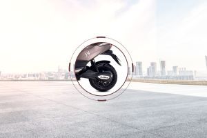 Rear Tyre View of JV
