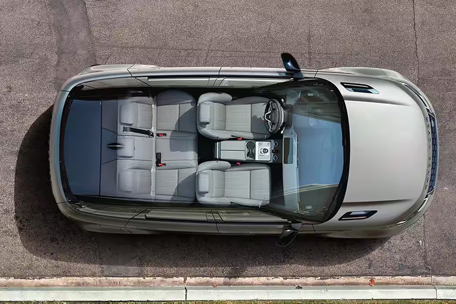 Top view Image of Range Rover Evoque