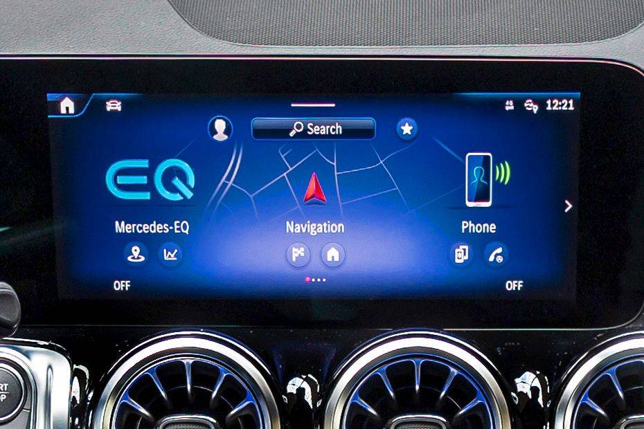 Infotainment System Main Menu Image of EQB