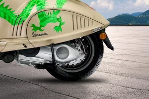 Rear Tyre View of 946 Dragon