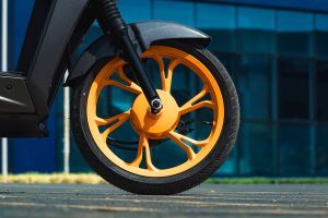 Front Tyre View of RUV 350