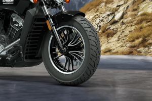 Front Tyre View of Scout