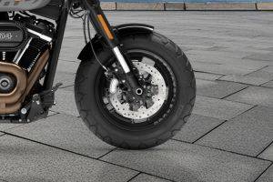 Front Tyre View of Fat Bob 114