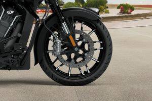 Front Tyre View of Roadmaster