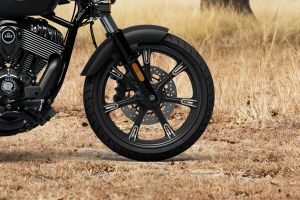 Front Suspension View of Chief Dark Horse