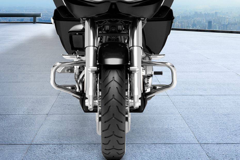 Leg Guard View of Road Glide