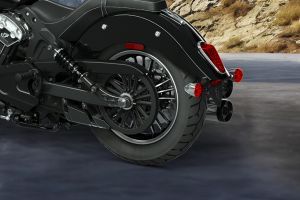 Rear Tyre View of Scout
